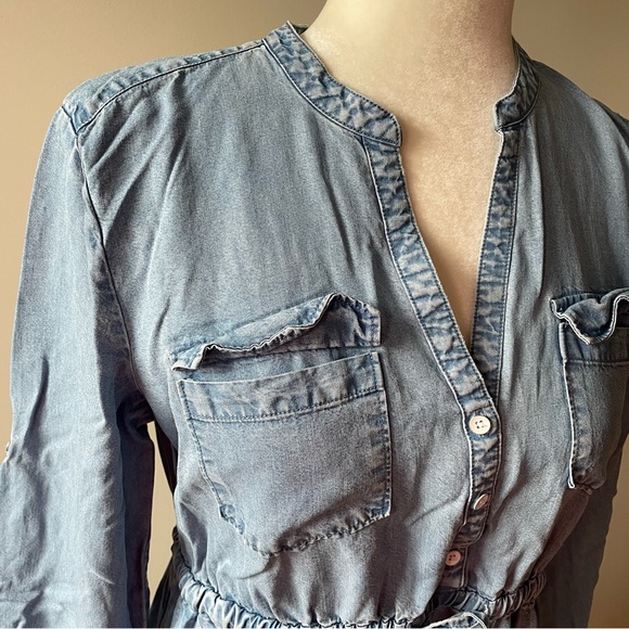 Gap Maternity Denim Dres Long Sleeve XS - Picture 3 of 5